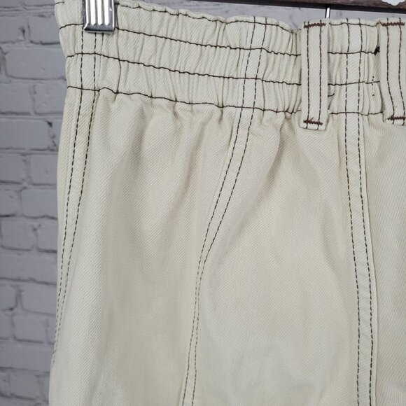 BDG Urban Outfitters Ivory Relaxed Skate Jean High Rise Cargo 25 (25x30) - Picture 13 of 16